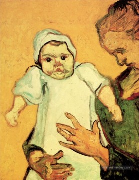  Gogh Peintre - Mère Roulin avec son bébé 2 Vincent van Gogh